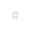 White marker (6) for 1 to 2.5 mm² cross-section cable - Image 2