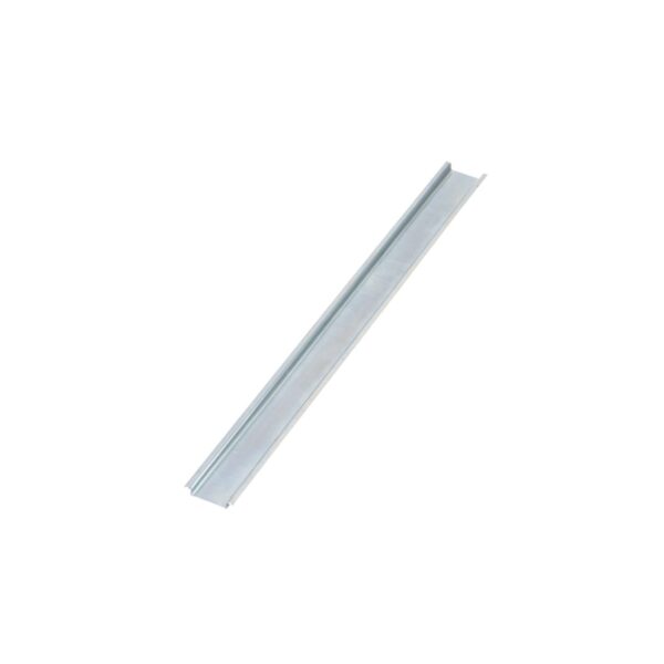 35 mm top hat unslotted rail, 15 mm deep, in compliance with IEC 60715-1