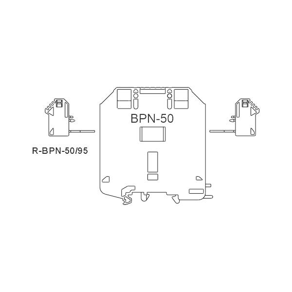 Borne de paso para conductor de 50 mm²
