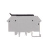 5-15 V AC/CC fuse-holder terminal block for 6.3 x 32 mm fuse, with LED light signalling
